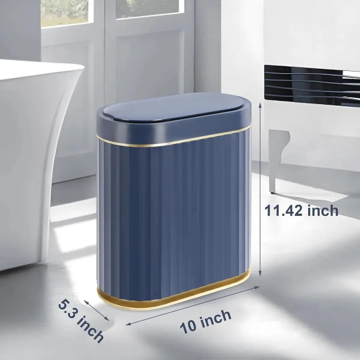 2 Gallon Touchless Trash Can-Smart & Hygienic (Set of 1)