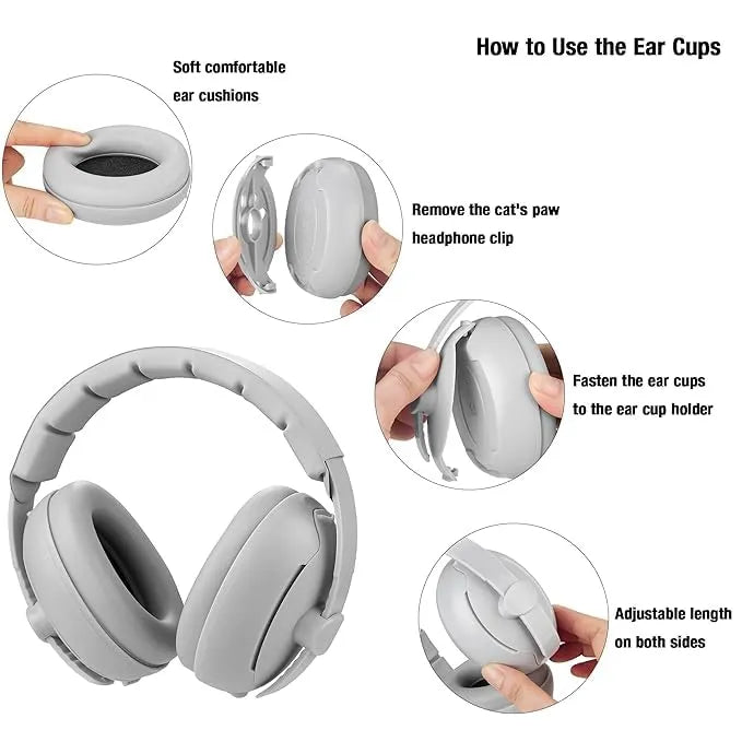 2-in-1 Baby Ear Protection