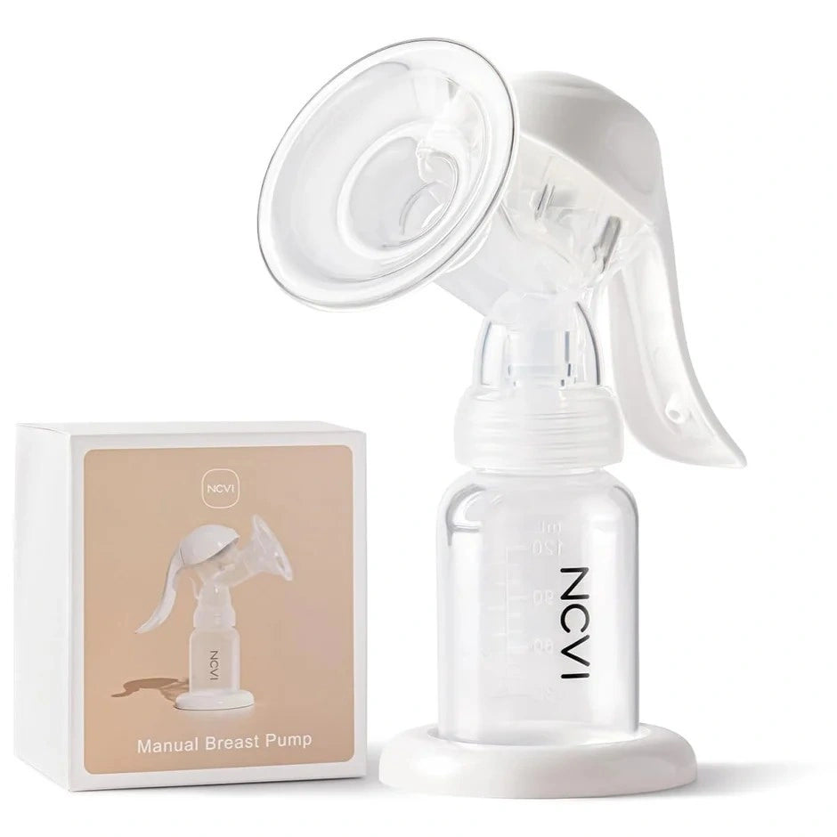 Manual Breast Pump For Breastfeeding – 20mm Soft Silicone Flange, 5oz, BPA-Free