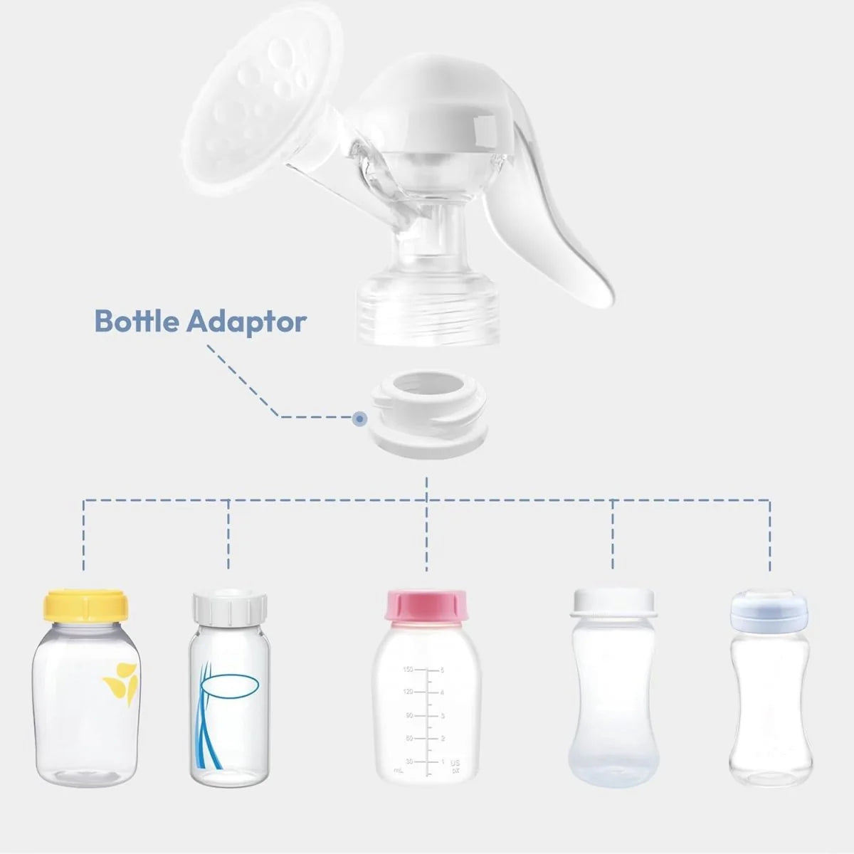 6-Bottle Storage Breast Milk Cooler Bag-Insulated Travel Case (Set of 1)