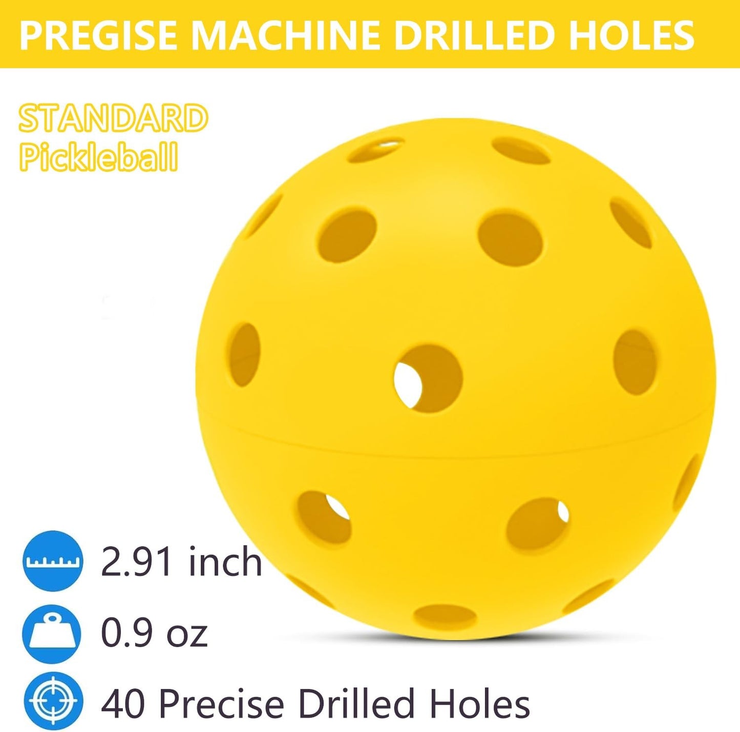 Spunspon 12 Pack Pickleball Balls20