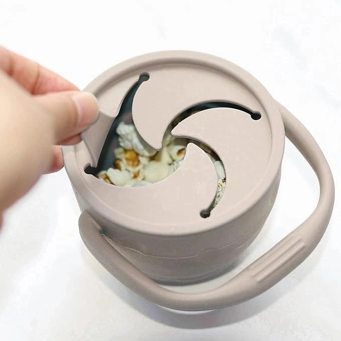 Spill-Proof Baby Snack Cup India – Ginbear Toddler Bowl