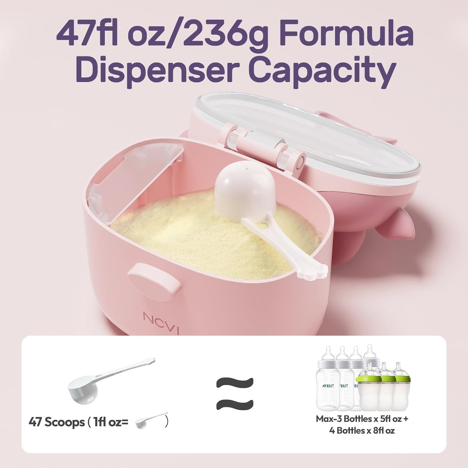 NCVI Baby Formula Dispense pink4