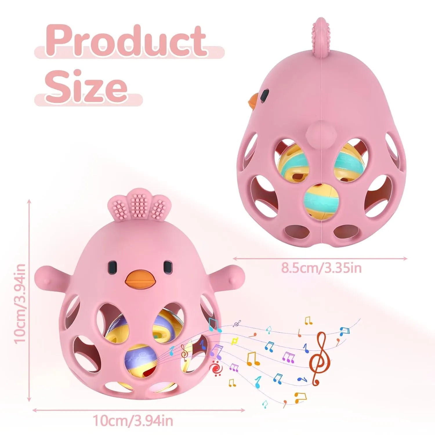 Baby Teething Chick Toy2