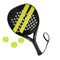 Paddle Tennis Racket Carbon Fiber yellow