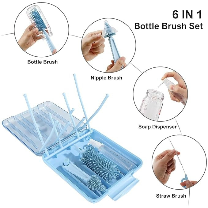 6 in 1 Baby Bottle Cleaner Set blue2