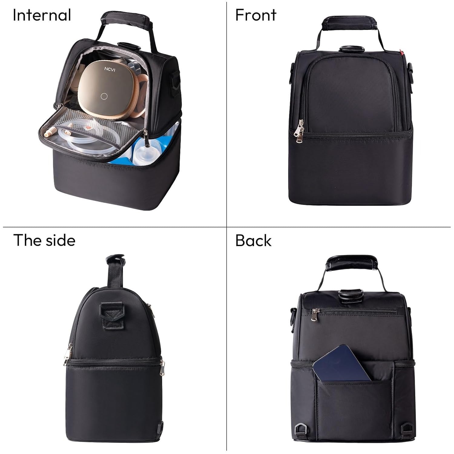 Breastmilk Cooler Bag with Ice 80