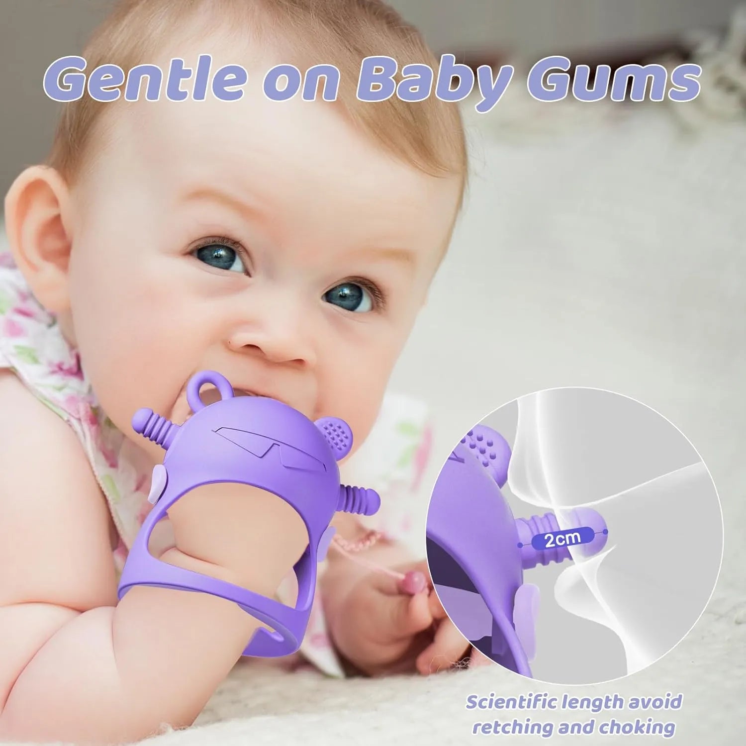 NCVI Baby Easter Silicone Teether Hand Grip for 0-6 Months1