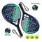 Paddle Tennis Racket Carbon Fiber blue4
