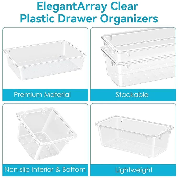 ElegantArray 12-Piece Drawer Organizer Set-89