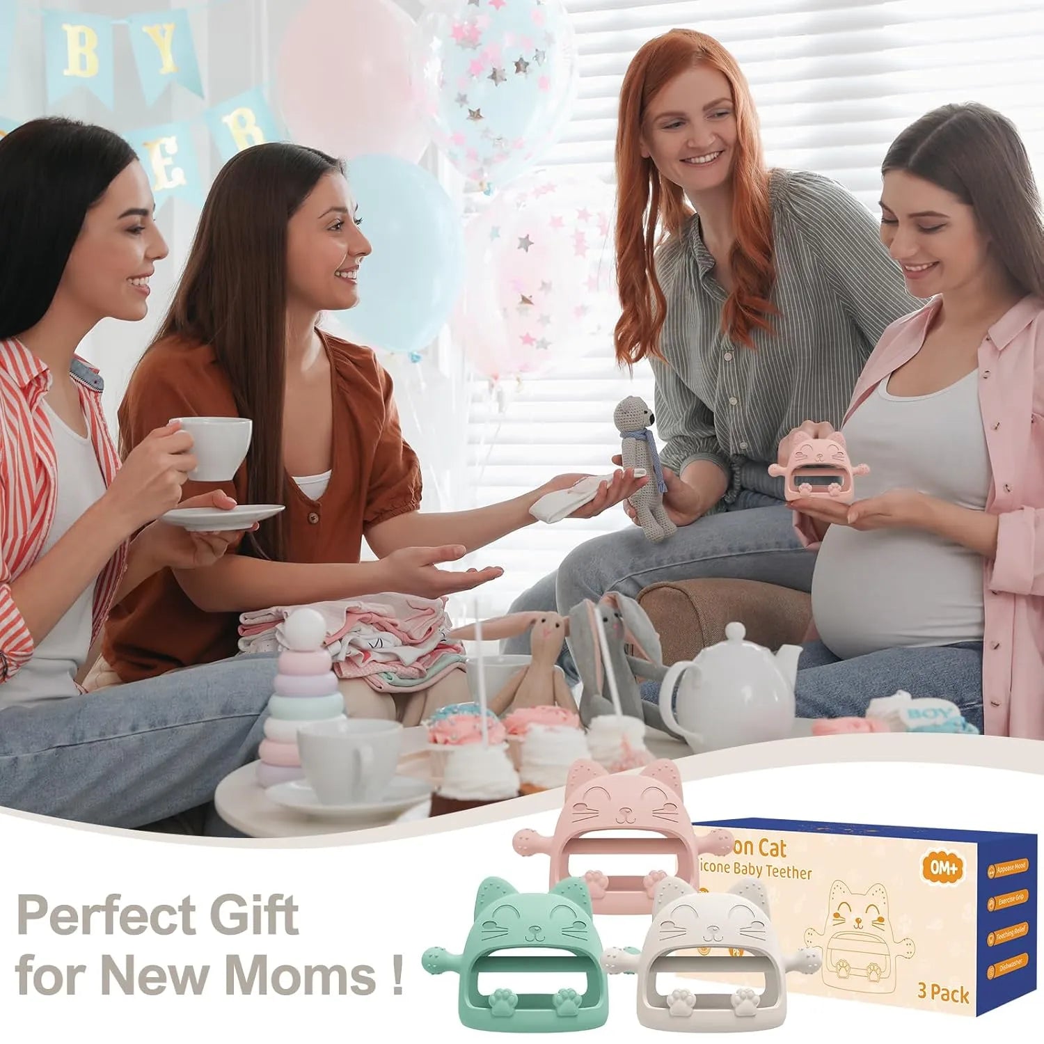 YomauiYee Baby Teething Toys 0-6 Months25