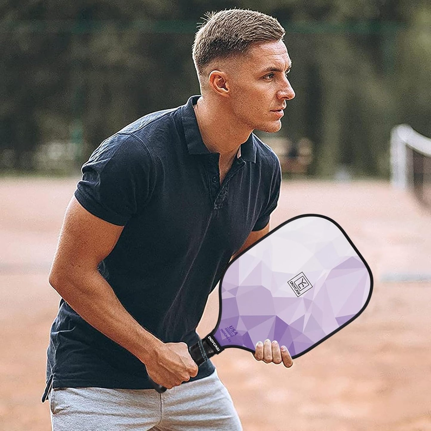 Pickleball Paddles Set of 2(Purple)2