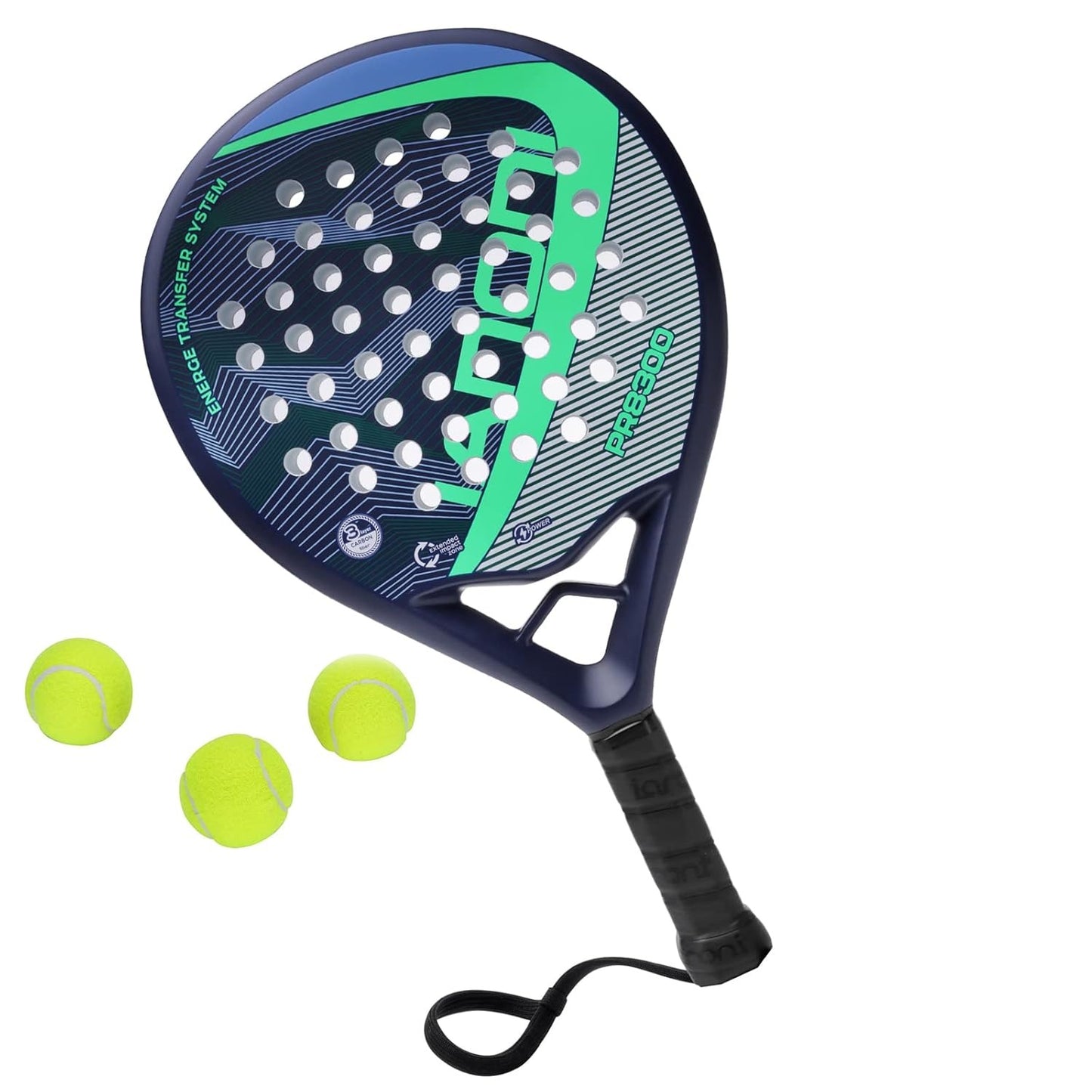 Paddle Tennis Racket Carbon Fiber blue3