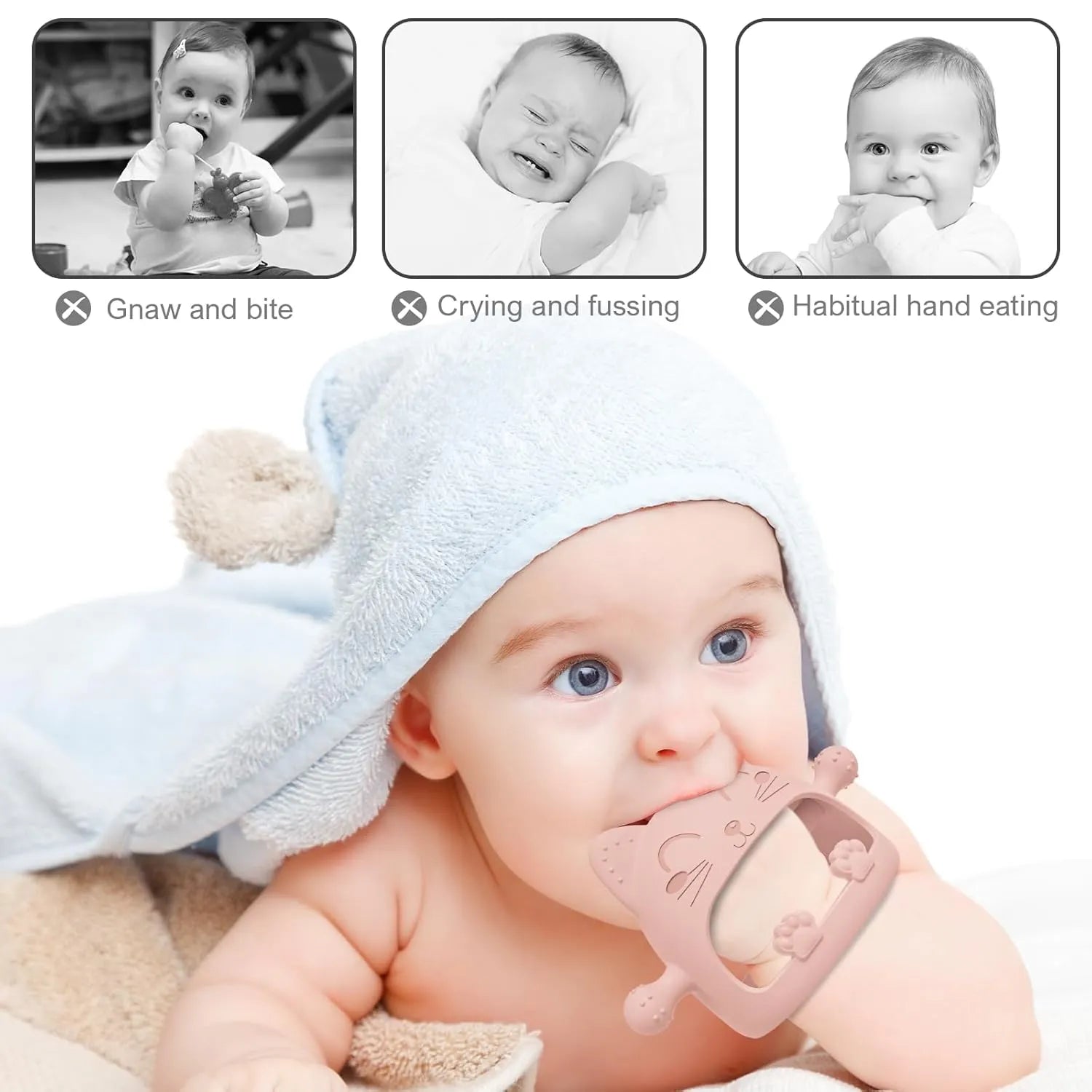 YomauiYee Baby Teething Toys 0-6 Months4