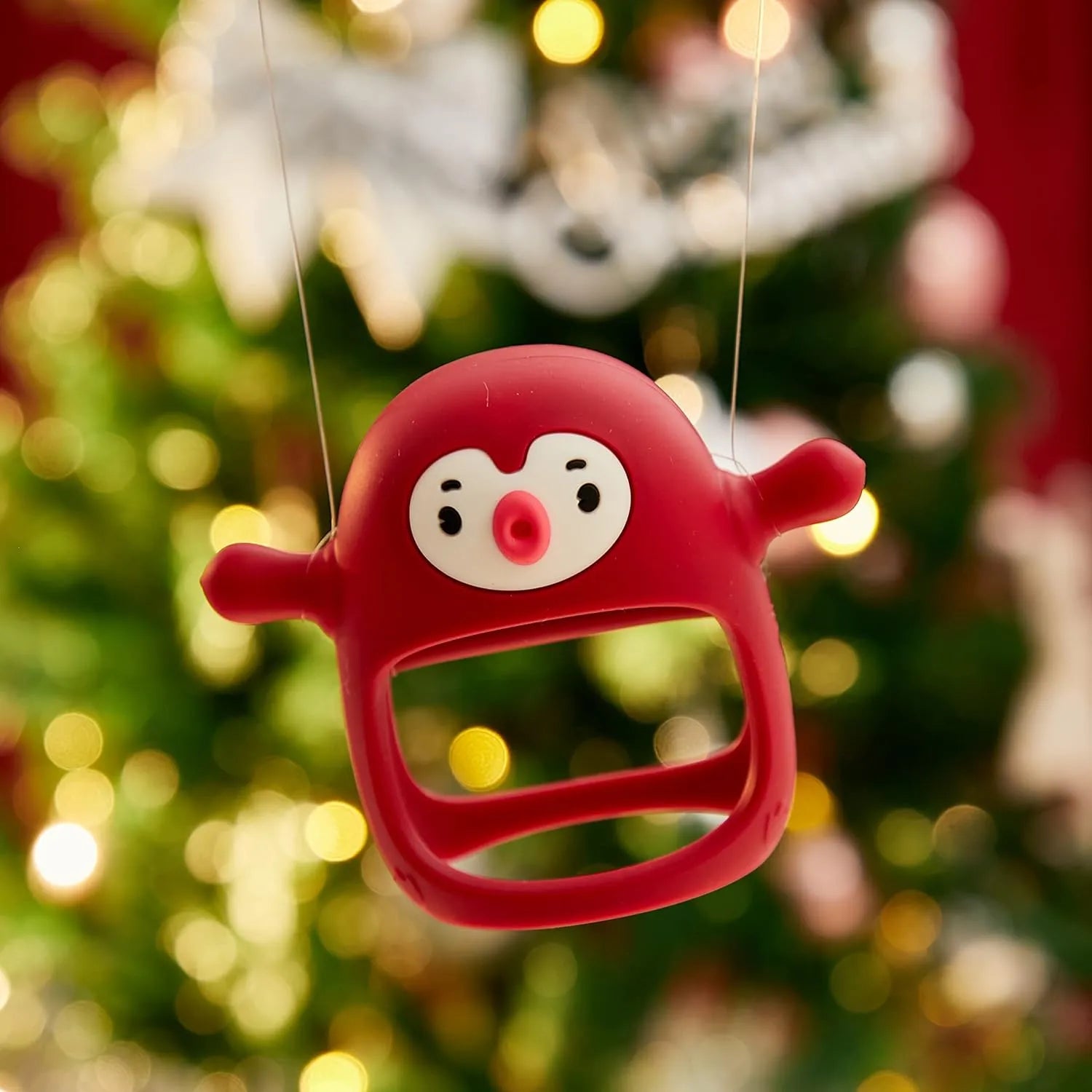 Smily Mia Penguin Buddy Never Drop Silicone Baby Teething Toy for 0-6month Infants82