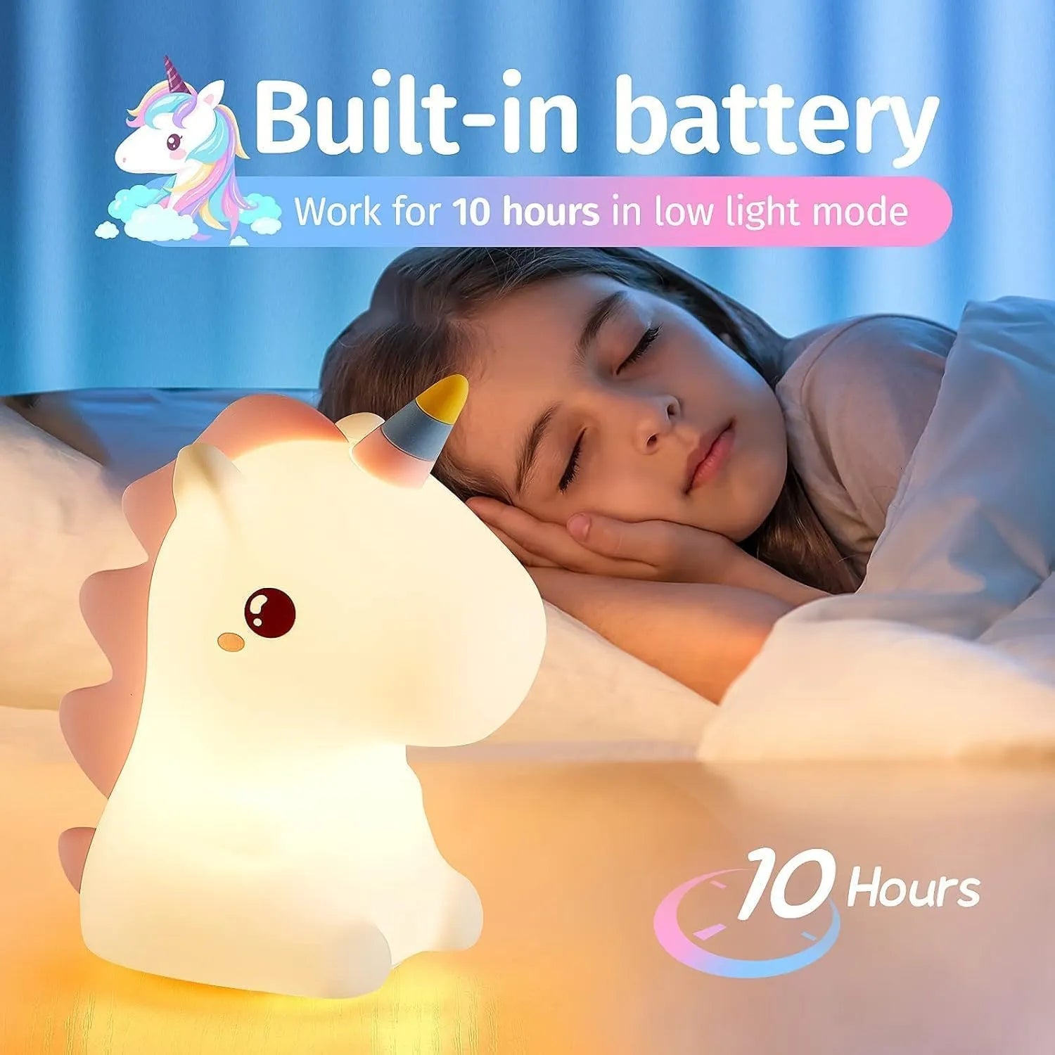 Cute Unicorn Night Light