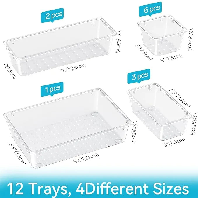 ElegantArray 12-Piece Drawer Organizer Set-82