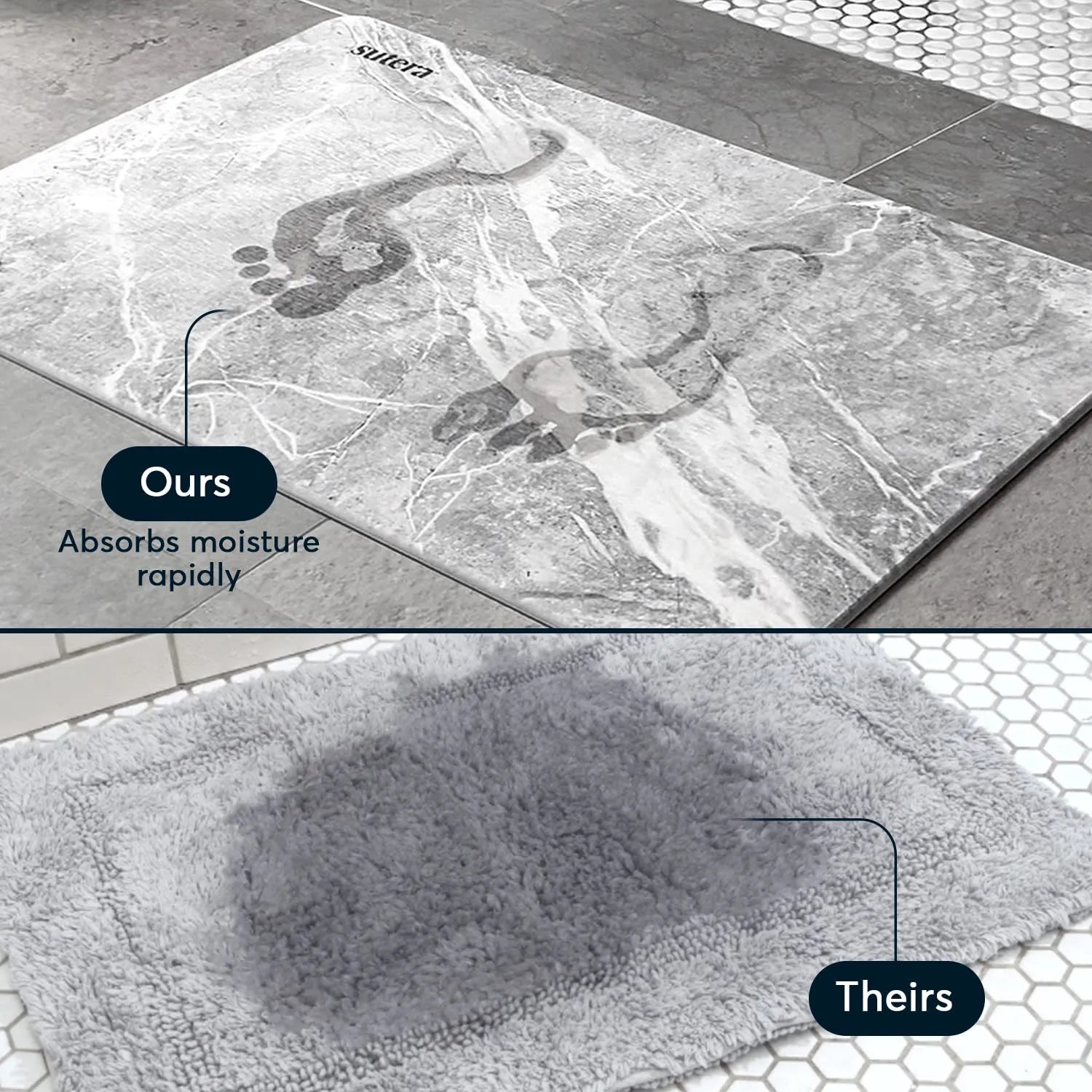 SUTERA Rubber- Stone Bath Mat2