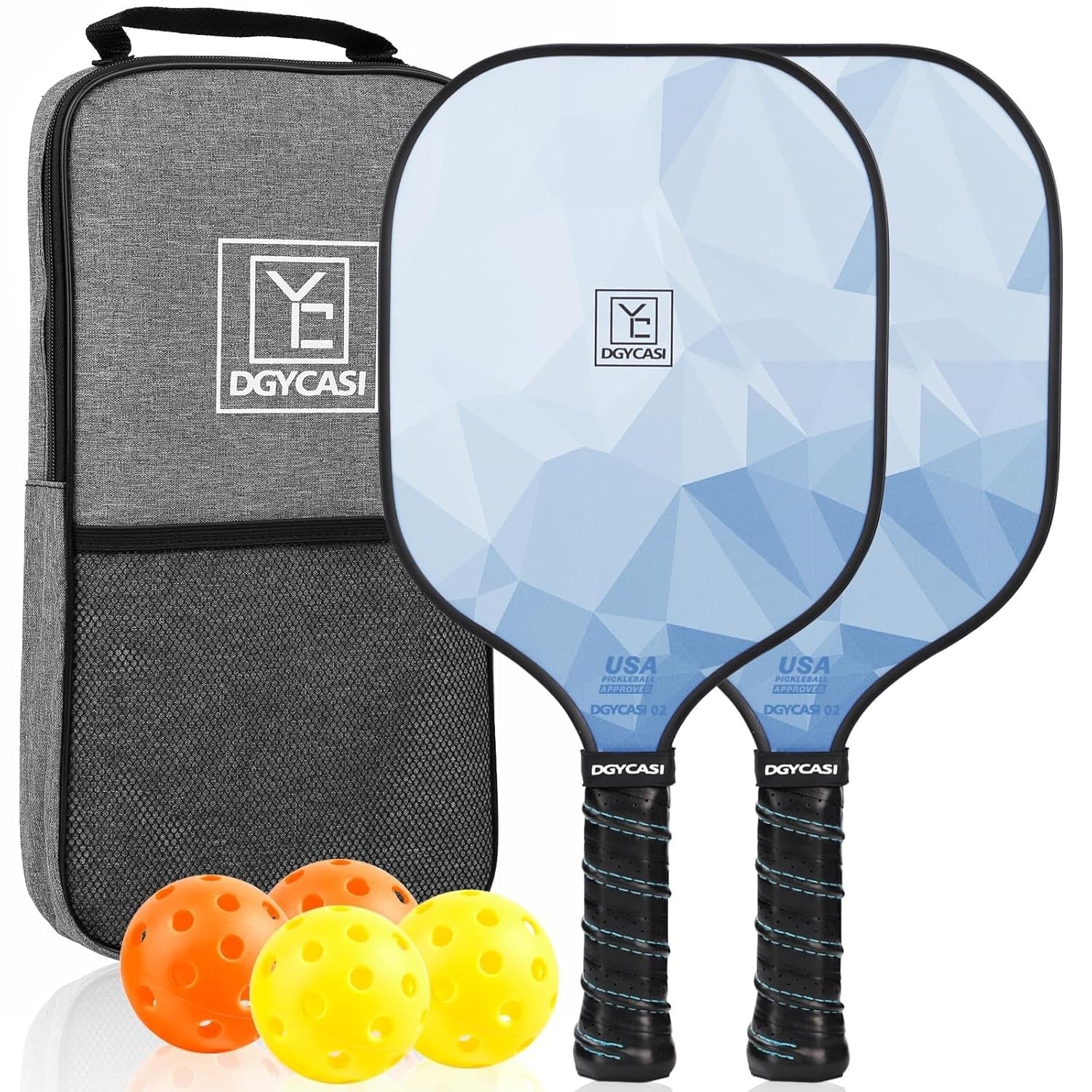 Pickleball Paddles Set of 2(Blue)1