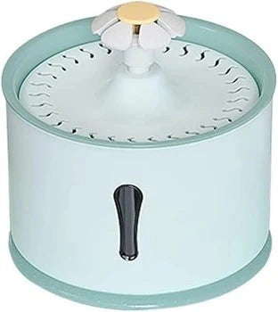 Automatic Cat Water Fountain with Water Level Window & Filter System