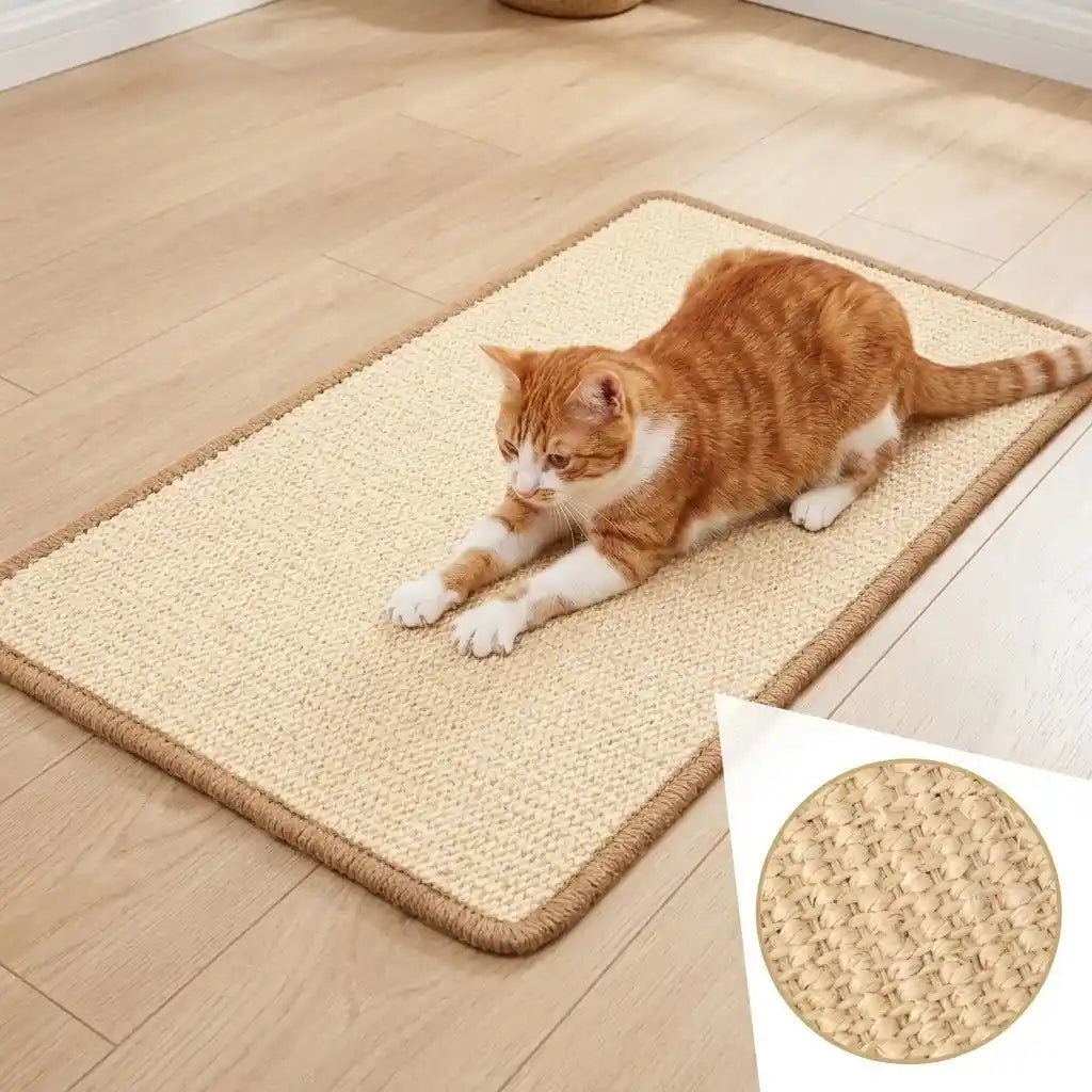 Cat Scratching Mat-Flat Pad for Furniture Care (Set of 1)