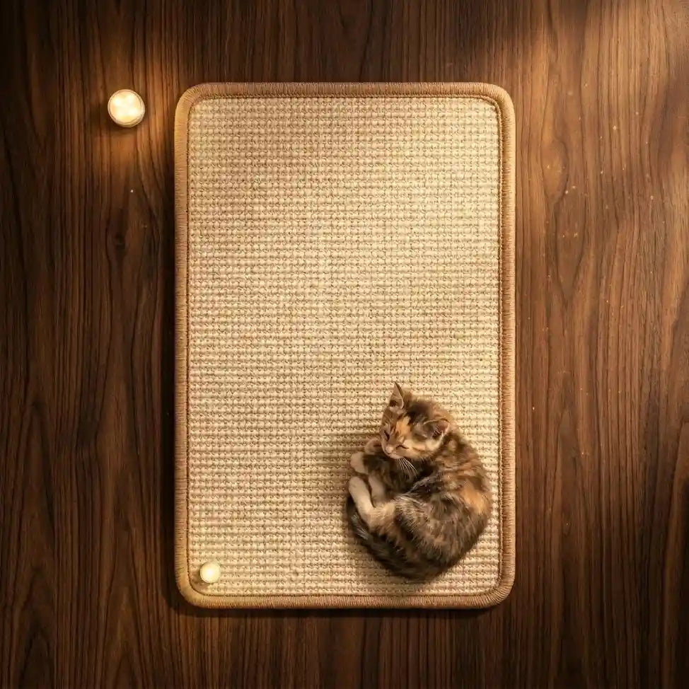 Cat Scratching Mat-Flat Pad for Furniture Care (Set of 1)