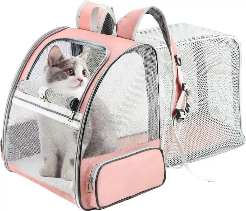 Expandable Cat Backpack Travel Bag (Set of 1)