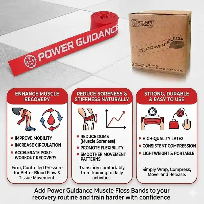 Muscle Floss Bands - 2 Pack Medium Resistance (Set of 1)