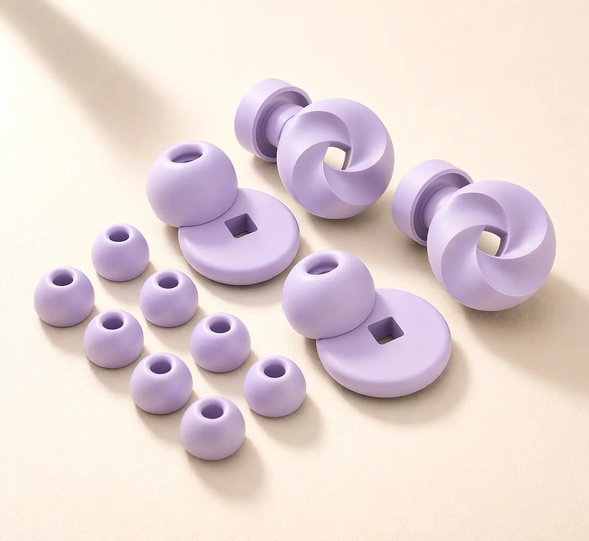 Noise Cancelling 2 Pairs Earplugs-33dB for Sleep (Set of 2)