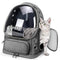 Square Expandable Cat Backpack-Travel Pet Carrier (Set of 1)