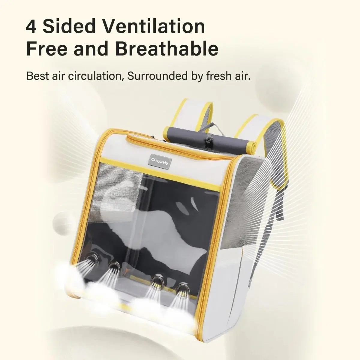 Transparent Pet Carrier-Breathable Space Capsule (Set of 1)