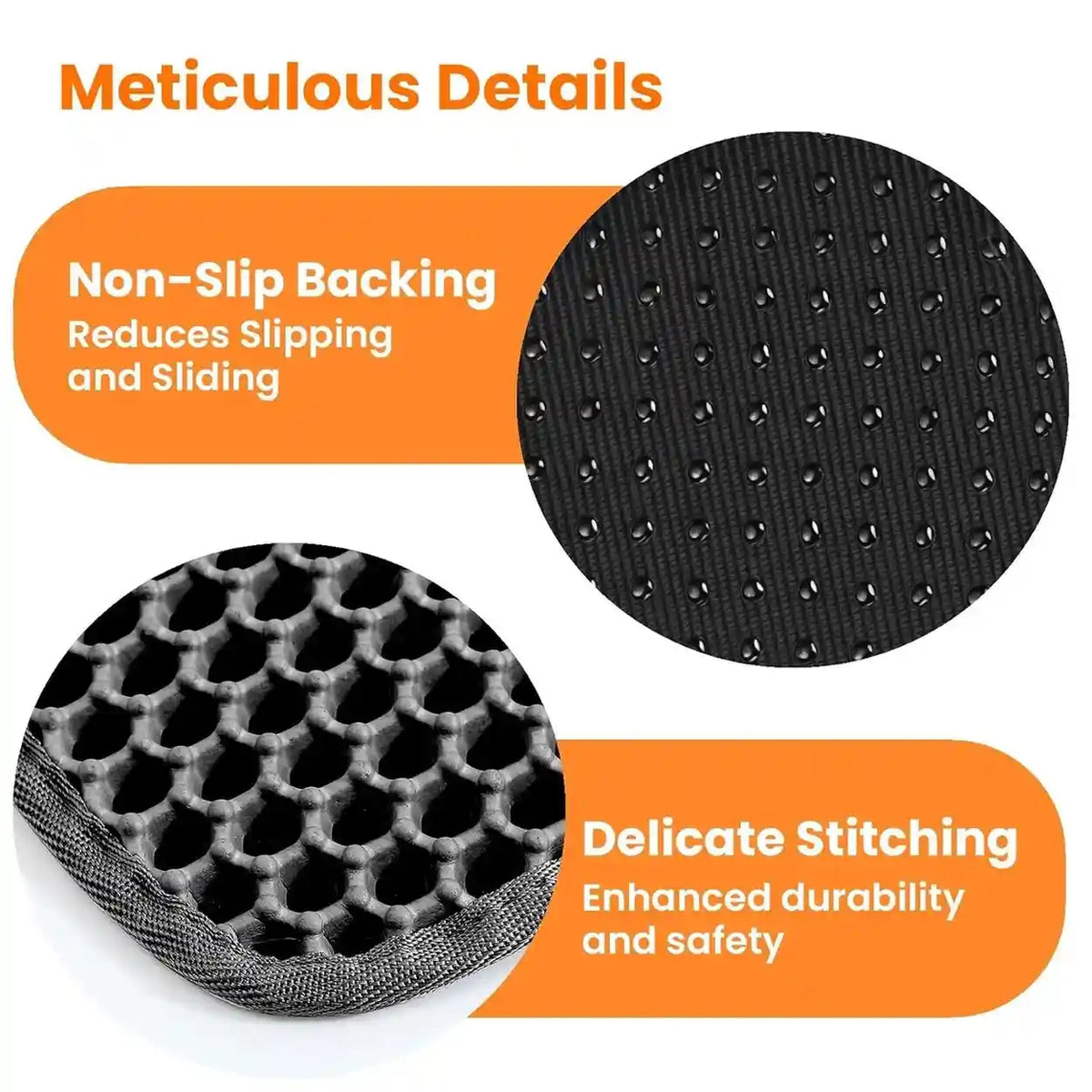 Cat Litter Trapping Mat – Double Layer Honeycomb, Waterproof & Non-Slip Design