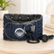 Person wearing an inflatable Ginekoo lumbar decompression support belt for back pain relief.