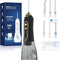 H2ofloss Cordless Water Dental Flosser – 5 Modes, Rechargeable IPX7 Waterproof Oral Irrigator with 300ml Tank for Home & Travel