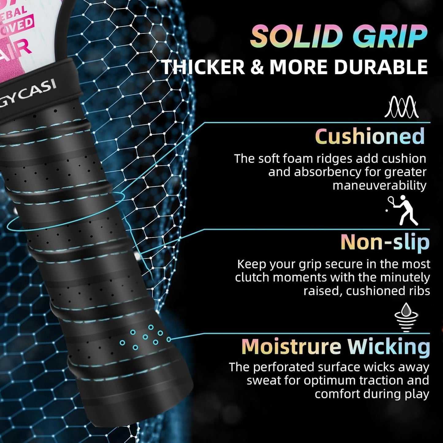 Pickleball Paddles Set of 2(Orange)3