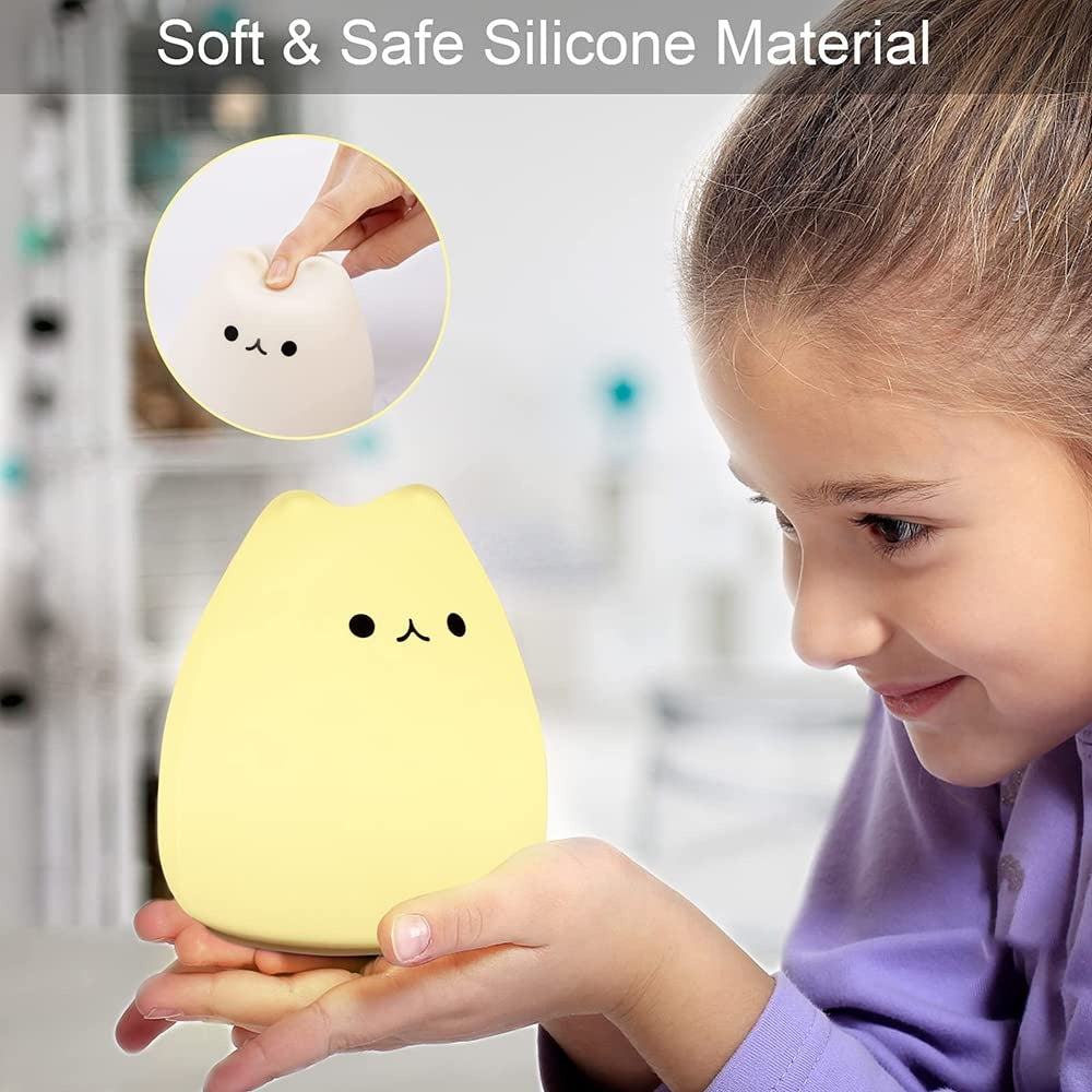 GLOWSERIES Kitty Night Lamp for Kids1