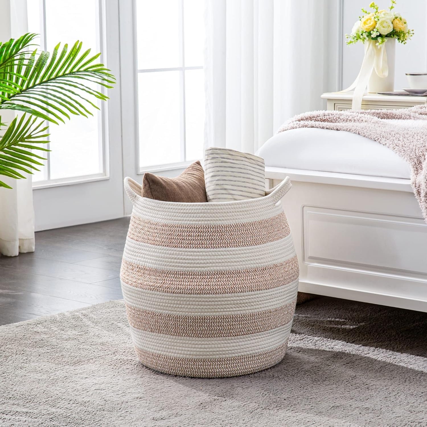 ALSTONIA Cotton Rope Basket besgn