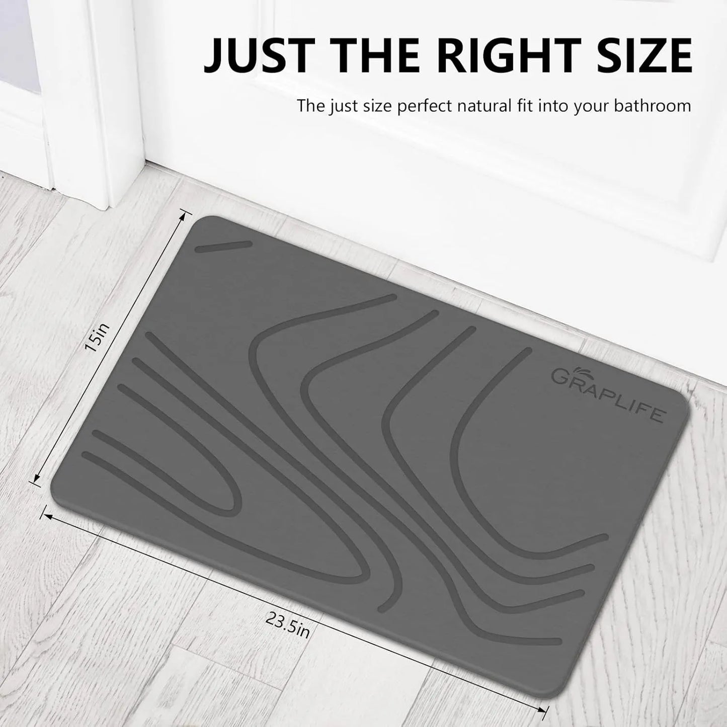 Graplife Stone Bath Mat24