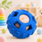 Ewalkor 4-in-1 Dog Treat Puzzle Ball Toy – Frozen Treat Dispenser & Chew Toy for Small & Medium Dogs