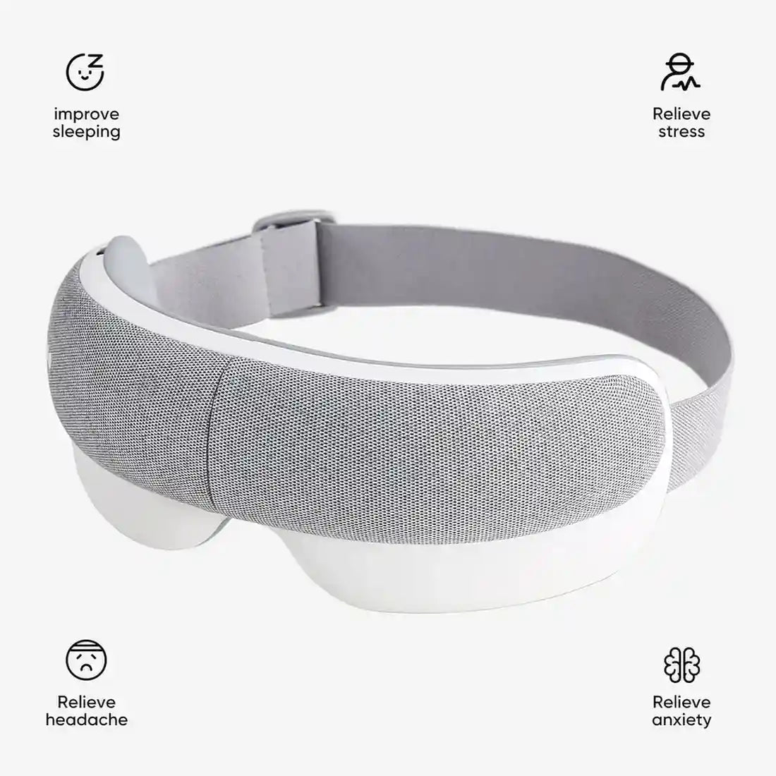 Eye Massager with Heat India – Bluetooth Compression Mask