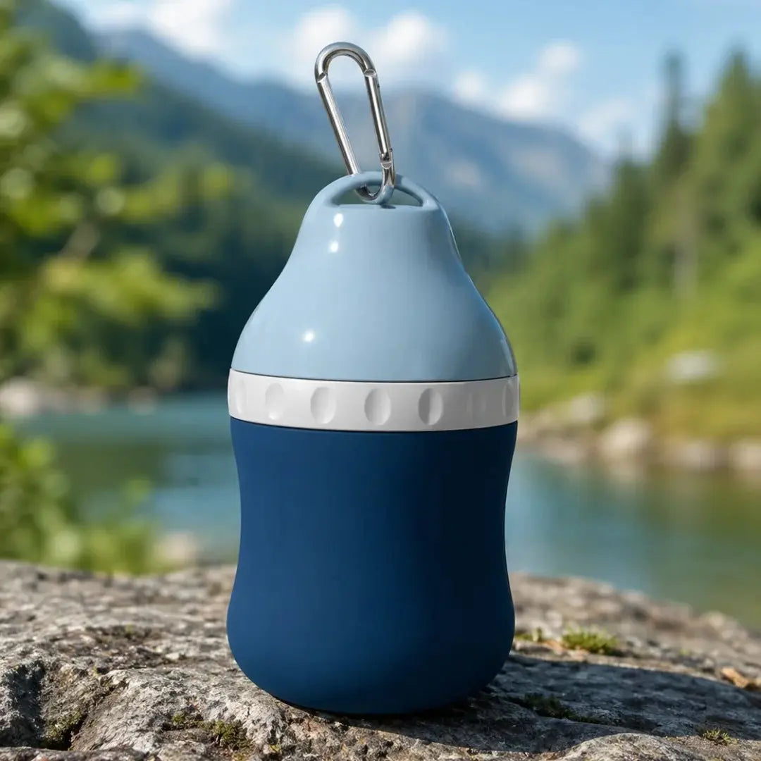 Foldable Dog Water Bottle – Portable Pet Water Bottle for Dogs & Cats Outdoor Walking Hiking Travel