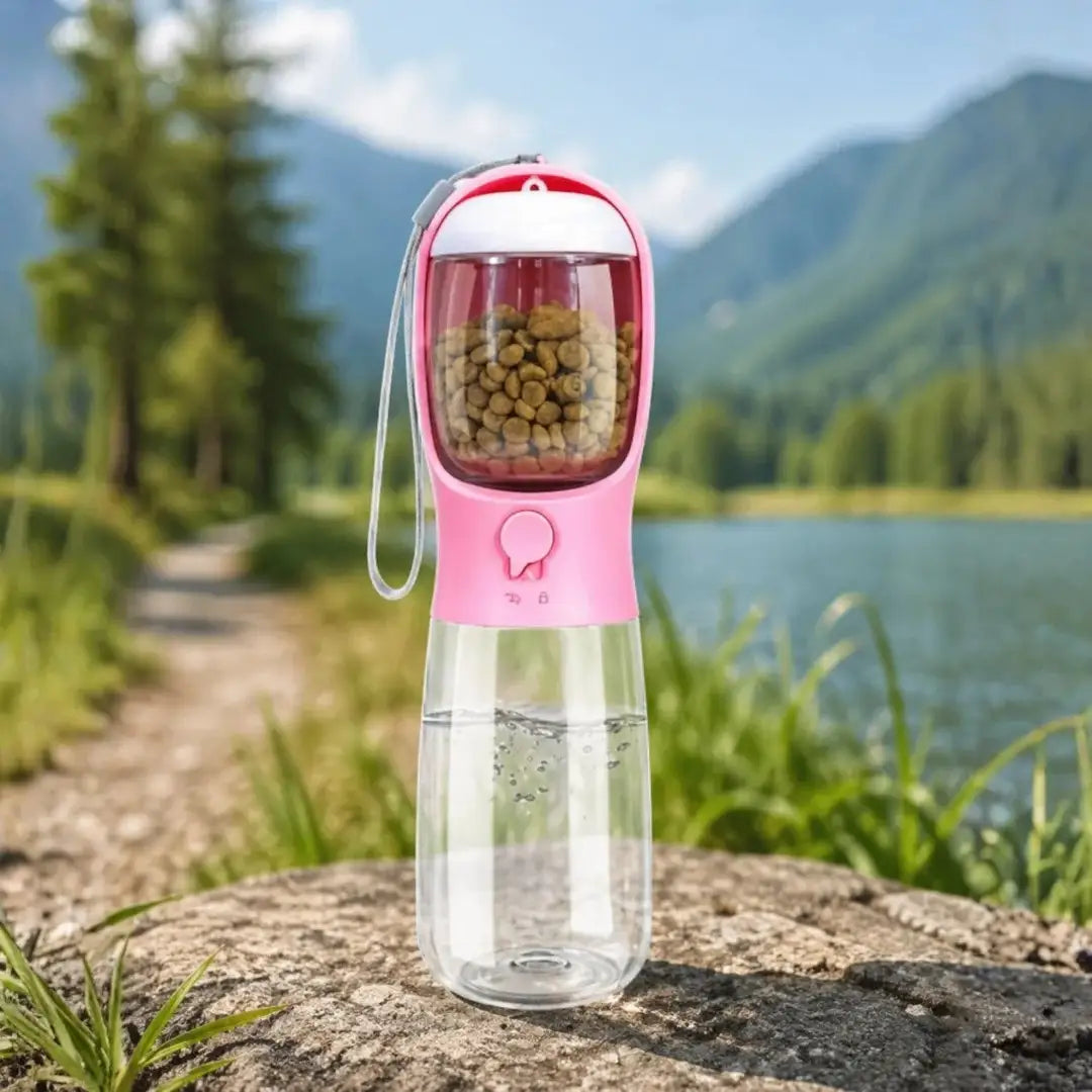 Foldable Dog Water Bottle – Portable Pet Water Bottle for Dogs & Cats Outdoor Walking Hiking Travel (2)