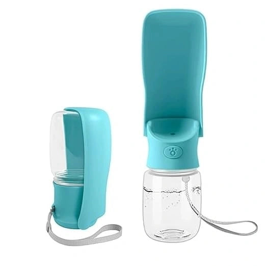 Foldable Dog Water Bottle – Portable Pet Water Bottle for Dogs & Cats Outdoor Walking Hiking Travel