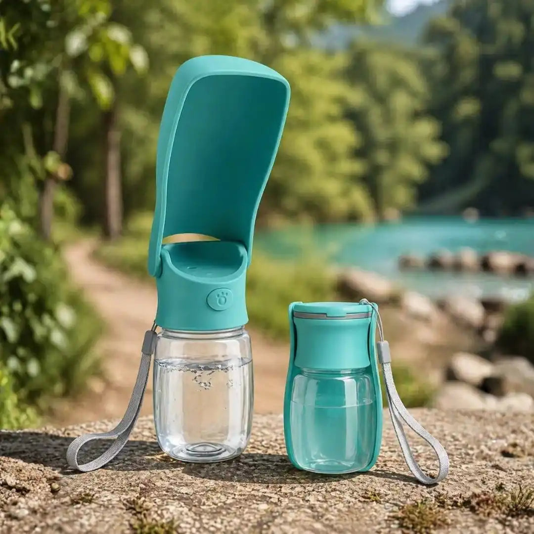 Foldable Dog Water Bottle – Portable Pet Water Bottle for Dogs & Cats Outdoor Walking Hiking Travel (4)