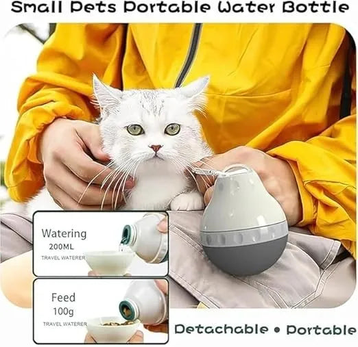 Foldable Dog Water Bottle – Portable Pet Water Bottle for Dogs & Cats Outdoor Walking Hiking Travel