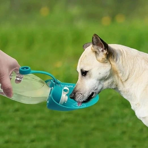 Foldable Dog Water Bottle – Portable Pet Water Bottle for Dogs & Cats Outdoor Walking Hiking Travel