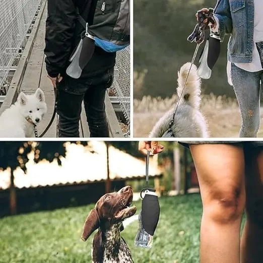 Foldable Dog Water Bottle – Portable Pet Water Bottle for Dogs & Cats Outdoor Walking Hiking Travel