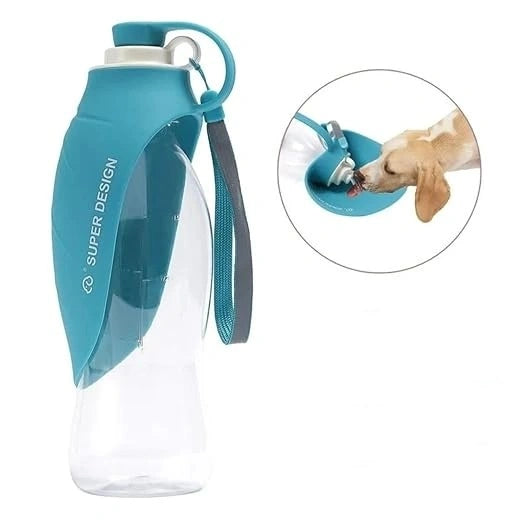 Foldable Dog Water Bottle – Portable Pet Water Bottle for Dogs & Cats Outdoor Walking Hiking Travel
