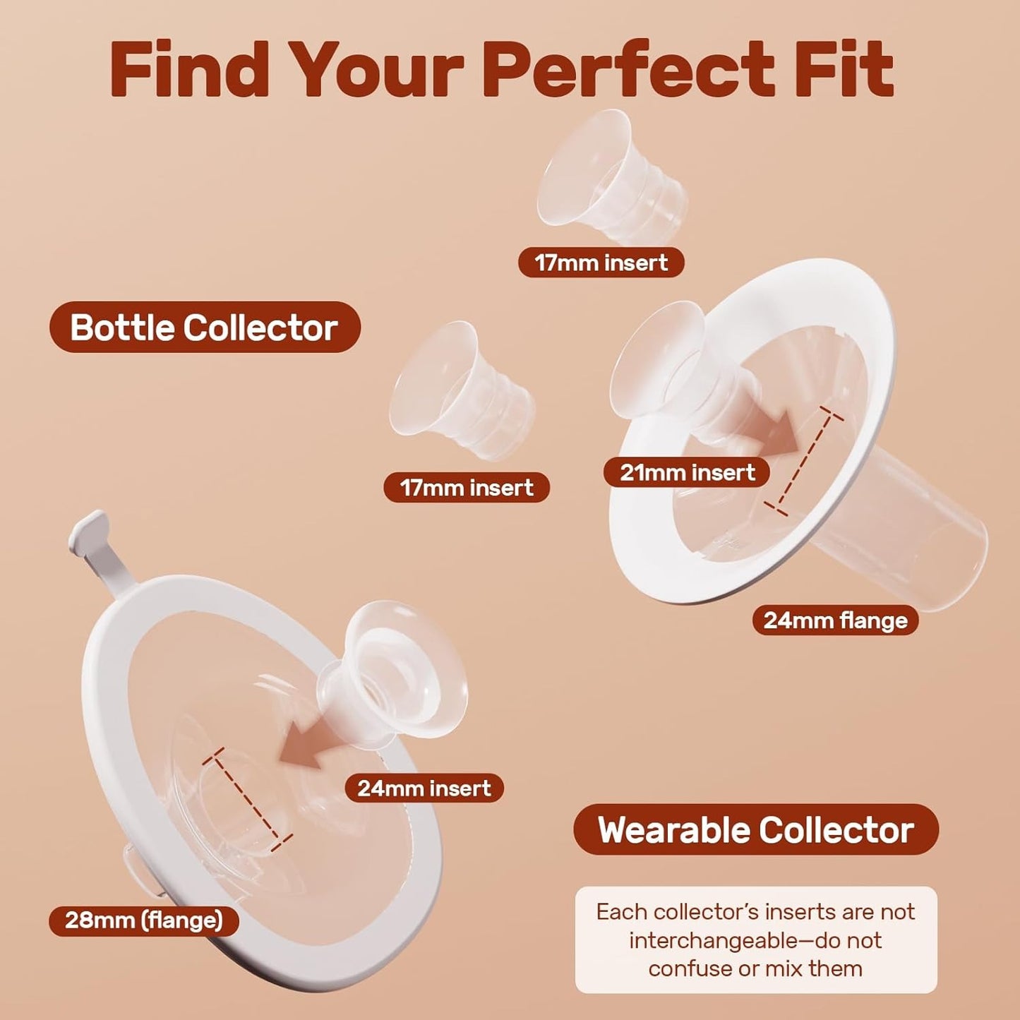 NCVI 2-in-1 Electric Breast Pump with Wearable Cups, Spa-Like Comfort with VibeRelief Massage Micro-Vibration, Hospital-Grade Suction, Pain Relief & Fully Customizable Portable Breastfeeding Pump