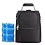 NCVI Breastmilk Cooler Bag with 2 Ice Pack, Breast Pump Bag with Cooler Fits 6 Bottles, Double Layer Breast Milk Travel Bag Baby Bottle, for Travel, Nursing Mom Daycare, Work, Picnic